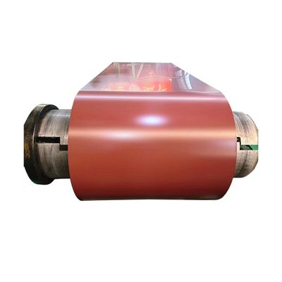 comprar Brick Red 0.18 0.25 0.32x1000 Color Ppgi bobina usada para folha de telhado tipo T Fabricação em linha