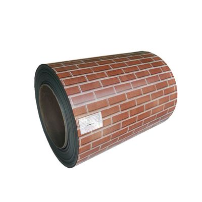 comprar O teste padrão impresso do tijolo Prepainted a bobina de aço Ppgi para a parede da decoração Fabricação em linha