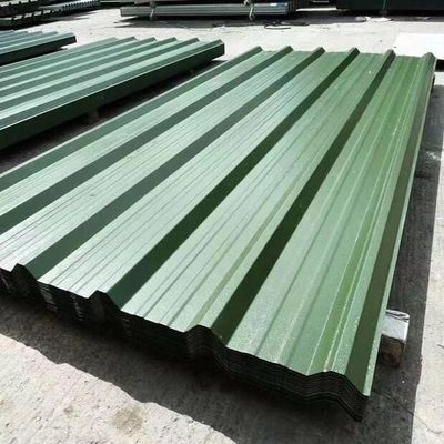 comprar a cor amarela vermelha telhando Prepainted 0.11-0.7mm do verde da folha revestiu Fabricação em linha