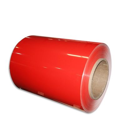 comprar 1050 / 3003 Peso leve Revestimento de bobina de alumínio pré-pintado e acabamento de laminação Fabricação em linha
