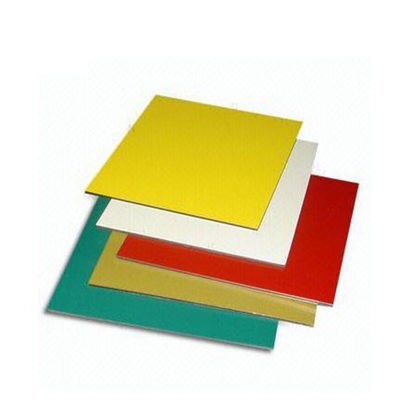 comprar Chapa de alumínio revestida com PVDF colorido de 2,85MM de espessura 3003 para publicidade Fabricação em linha
