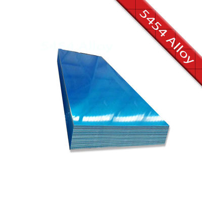 comprar ASTM B209 AA5454 Placa de alumínio acabado espelho para navios-tanque de líquidos Fabricação em linha