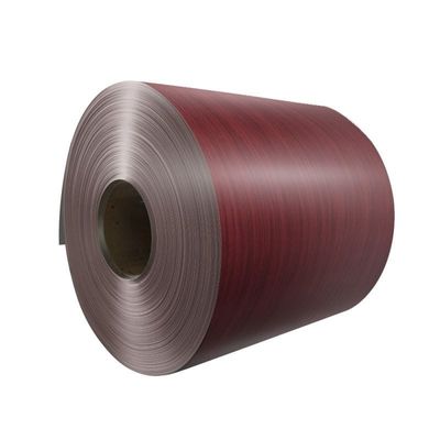comprar 1.2 mm Espessura Imitação de rolos de madeira revestidos de bobina de alumínio Fabricação em linha