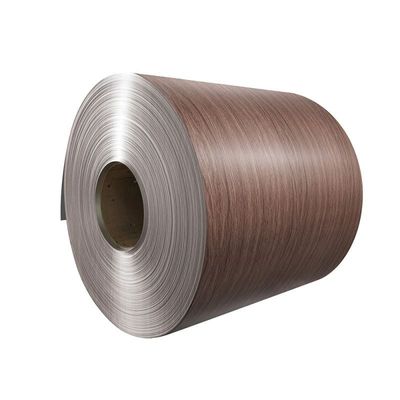 comprar Corrente de alumínio pré-pintada de grãos de carvalho, textura de madeira, rolos de liga de alumínio Fabricação em linha
