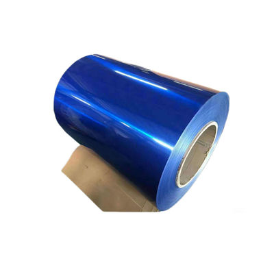 Bobina de alumínio revestida com cor azul de alto brilho da série 3000 3003