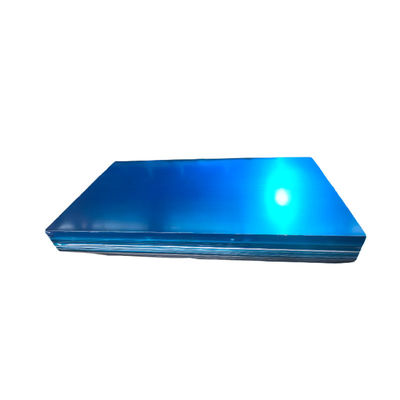 5xxx 5182 Chapa de alumínio de liga de alumínio Chapa de alumínio 5182 com película azul