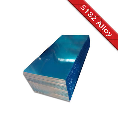 5xxx Chapa de alumínio de grau 5182 H18 e chapa de liga de alumínio de grau 5182 O