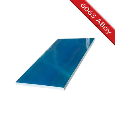 Alta resistência à corrosão 6063 Chapa de liga de alumínio 6063 Chapa de alumínio